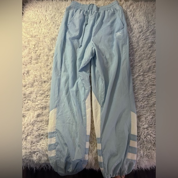 Adidas Large Logo Track Pant - Clear Sky/White - Picture 4 of 4